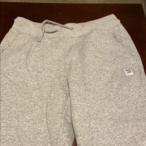 Grey fila joggers